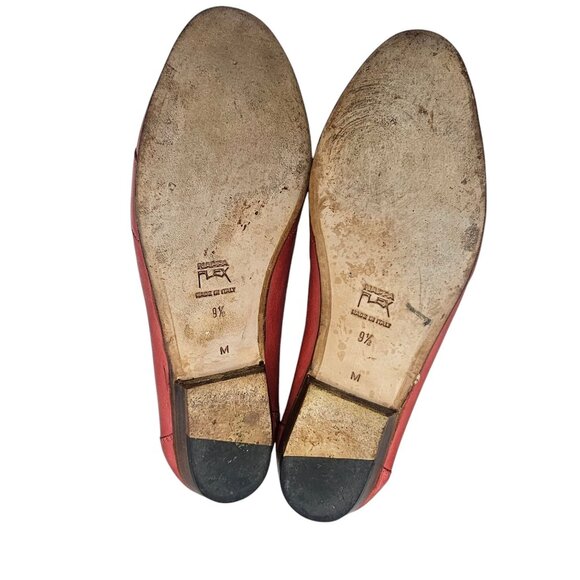 Bally Pink Leather Slip-On Loafer Flats Size 9.5 Made in Italy - Picture 2 of 14